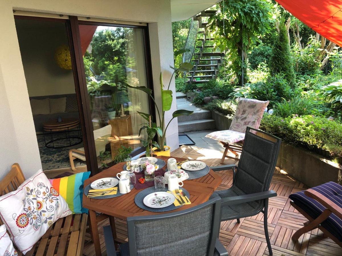 Souterrainwohnung Mit Grossem Garten Und Sauna Kassel Exterior foto